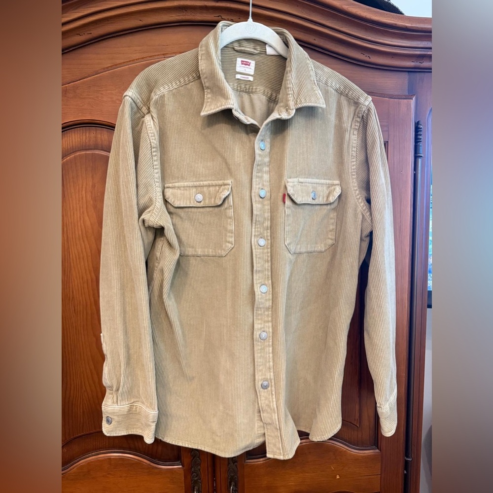 Levi's Beige Corduroy Shirt